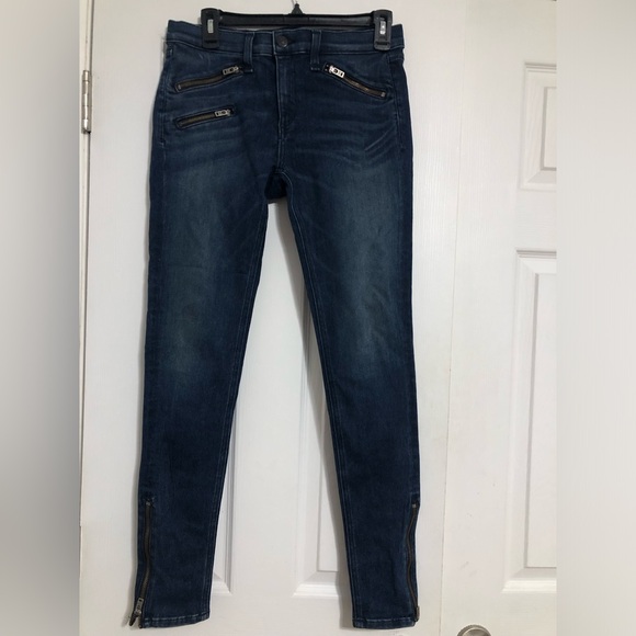 Rag & Bone jeans women’s zipper pocket & ankle skinny high rise jeans. size 28‎ - Picture 1 of 13